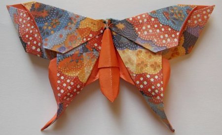 Origami de mariposa detallada - Imagui
